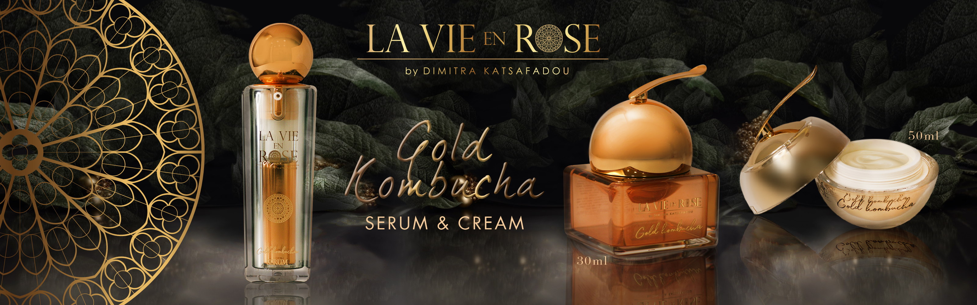 Gold Kombucha Collection La Vie en Rose